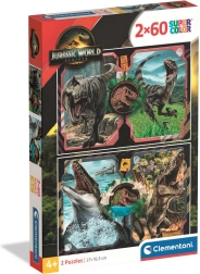 Puzzle Jurassic World 2×60 pièces CLEMENTONI