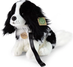Chien cavalier en peluche Rappa avec laisse 27 cm ECO-FRIENDLY
