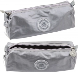 Trousse scolaire à une seule compartiment grise