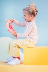 Volant textile Lilliputiens avec un petit cerf Stella