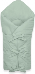 Couverture d’emmaillotage classique à lacets NEW BABY sea green