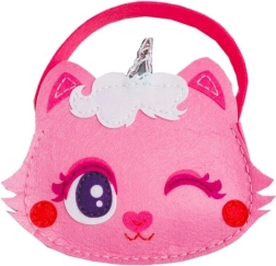 Kit créatif – sac à main en feutre chat rose