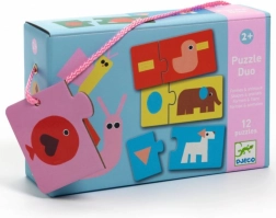 DJECO Duo Puzzle - Formes et animaux
