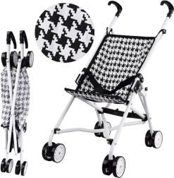 Poussette pliable pour poupées à pois – Pepito