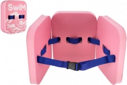 Ceinture et planche de natation en mousse SWIM, rose, 18,5 × 24 cm