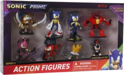 Figurines d’action Sonic - coffret Deluxe 8 pièces