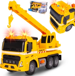 Camion-grue 1:16 avec lumières et sons
