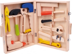 Small Foot valisette en bois avec outils Lino