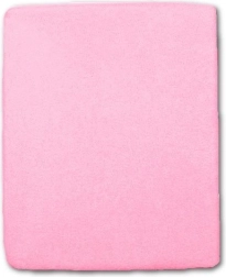 Drap-housse en éponge rose pour lit bébé