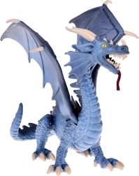 Dragon gris aux ailes flexibles