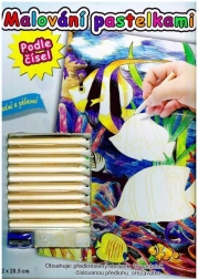 Coloriage aux crayons par numéros – poissons