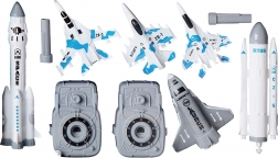 Fusée avec rampe de lancement et accessoires
