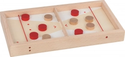 Jeu de table en bois 2‑en‑1 Super Puck de GOKI