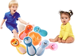 Quilles colorées d’animaux pour enfants