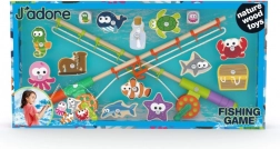 Jeu de pêche magnétique en bois