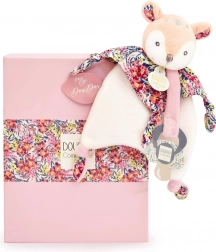 Ensemble doudou jouet avec attache-tétine Faon