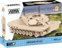COBI Abrams M1A2 – maquette de char 1:72 (174 pièces)
