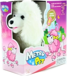 chien qui marche à câble avec queue frétillante