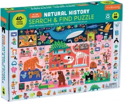 Puzzle Mudpuppy Assemble et cherche Musée d’Histoire naturelle 64 pièces