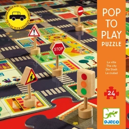 Djeco puzzle géant - ville