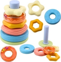 Tour Sensorielle avec Anneaux pour Tout-petits