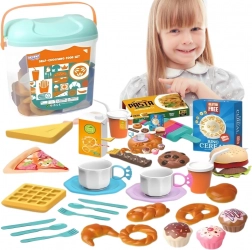 Woopie set du petit pâtissier – friandises et desserts dans un seau, 40 pièces