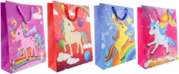 Sac cadeau Licorne – grand sac en papier 43 × 55 × 15 cm