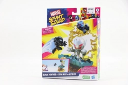 figurine marvel stunt squad — iron man, black panther et ultron