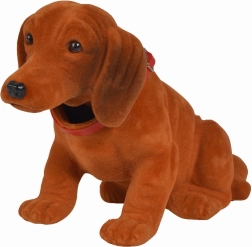 Chien en peluche à tête oscillante 27 cm