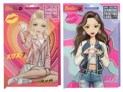 Peinture diamant – cartes de vœux Besties