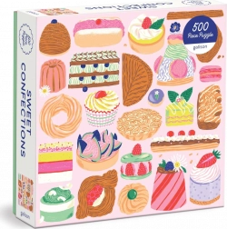 Puzzle carré Friandises sucrées 500 pièces GALISON