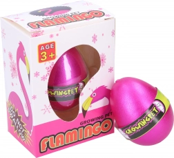 Œuf avec Flamant Rose Croissant