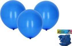 Ballons gonflables bleus 30 cm, lot de 10 pièces