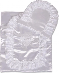 Ensemble satiné pour landau New Baby 2 pièces