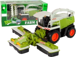 Grande moissonneuse-batteuse verte pour enfants – jouet en plastique