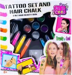 Kit de tatouage et de coloration des cheveux pour enfants