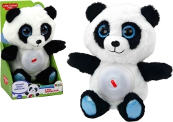 Panda en peluche avec veilleuse et berceuses 30 cm