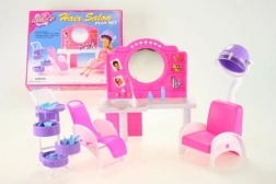 Glorie salon de coiffure – set de jeu pour petites coiffeuses
