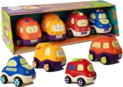 Ensemble de jouets véhicules Police et Ambulance pour enfants