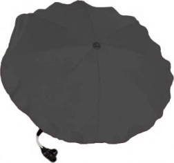 Parasol de poussette graphite avec support universel