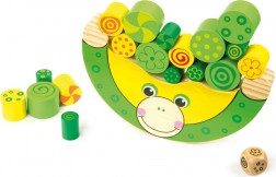 Jeu d'équilibre en bois Grenouille