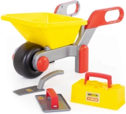 Brouette de construction avec outils pour enfants