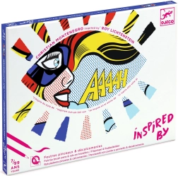 DJECO Coffret artistique inspiré par Roy Lichtenstein