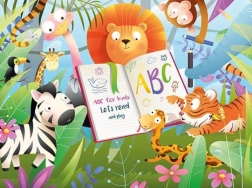 Puzzle en bois École de la forêt 100 pièces