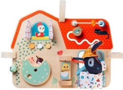 Lilliputiens - tableau d’activité en bois Ferme pour enfants dès 9 mois