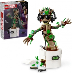 LEGO Marvel Groot dansant – figurine interactive en pot