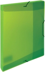 Boîte à élastique Opaline verte A5