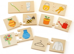 Puzzle didactique « Ce qui va ensemble » BIGJIGS TOYS