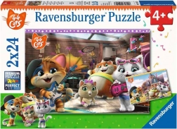 Puzzle pour enfants RAVENSBURGER 44 CHATS – 2×24 pièces