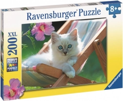 Puzzle 2D pour enfants Image de chat 200 pièces